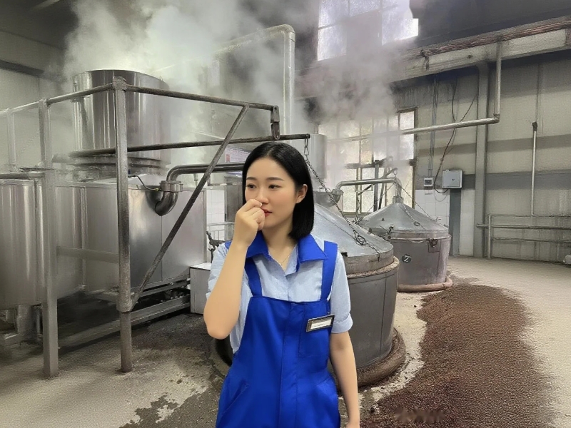 酒廠釀造發(fā)酵現(xiàn)場