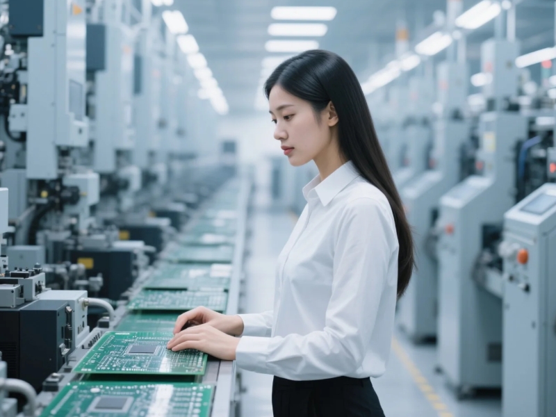 電子行業(yè)PCB印制電路板生產(chǎn)現(xiàn)場(chǎng)