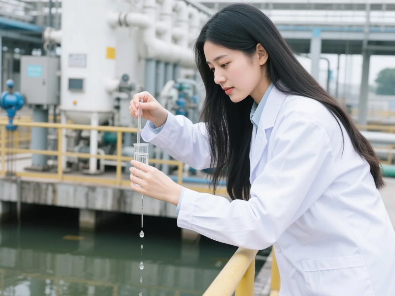 自來(lái)水廠水質(zhì)取樣現(xiàn)場(chǎng)圖