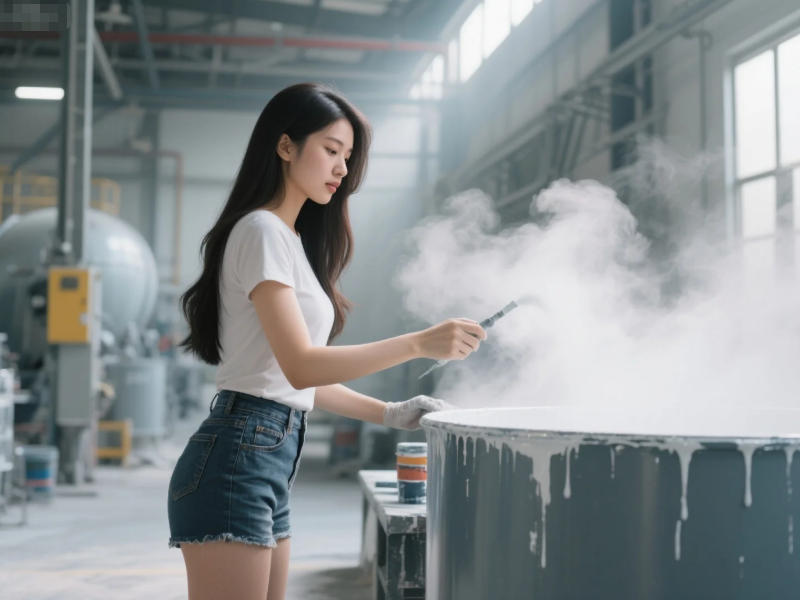 耐高溫涂料TEOS正硅酸乙酯泄漏揮發(fā)現(xiàn)場(chǎng)圖