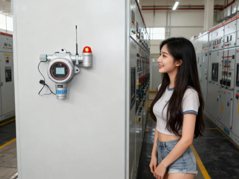 變電站全氟己酮滅火劑泄漏監(jiān)測現(xiàn)場