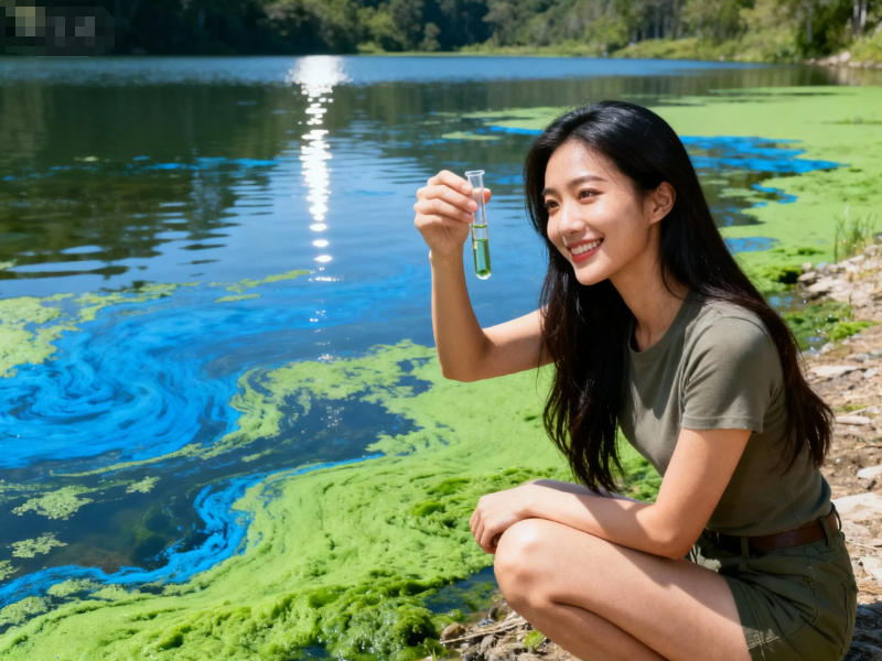地表水取水樣現(xiàn)場觀察中