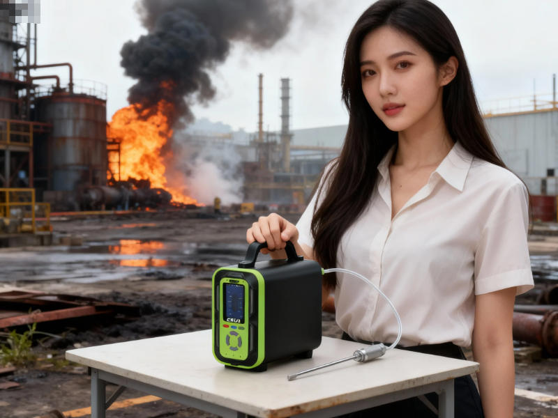 突發(fā)事故環(huán)境應(yīng)急檢測現(xiàn)場